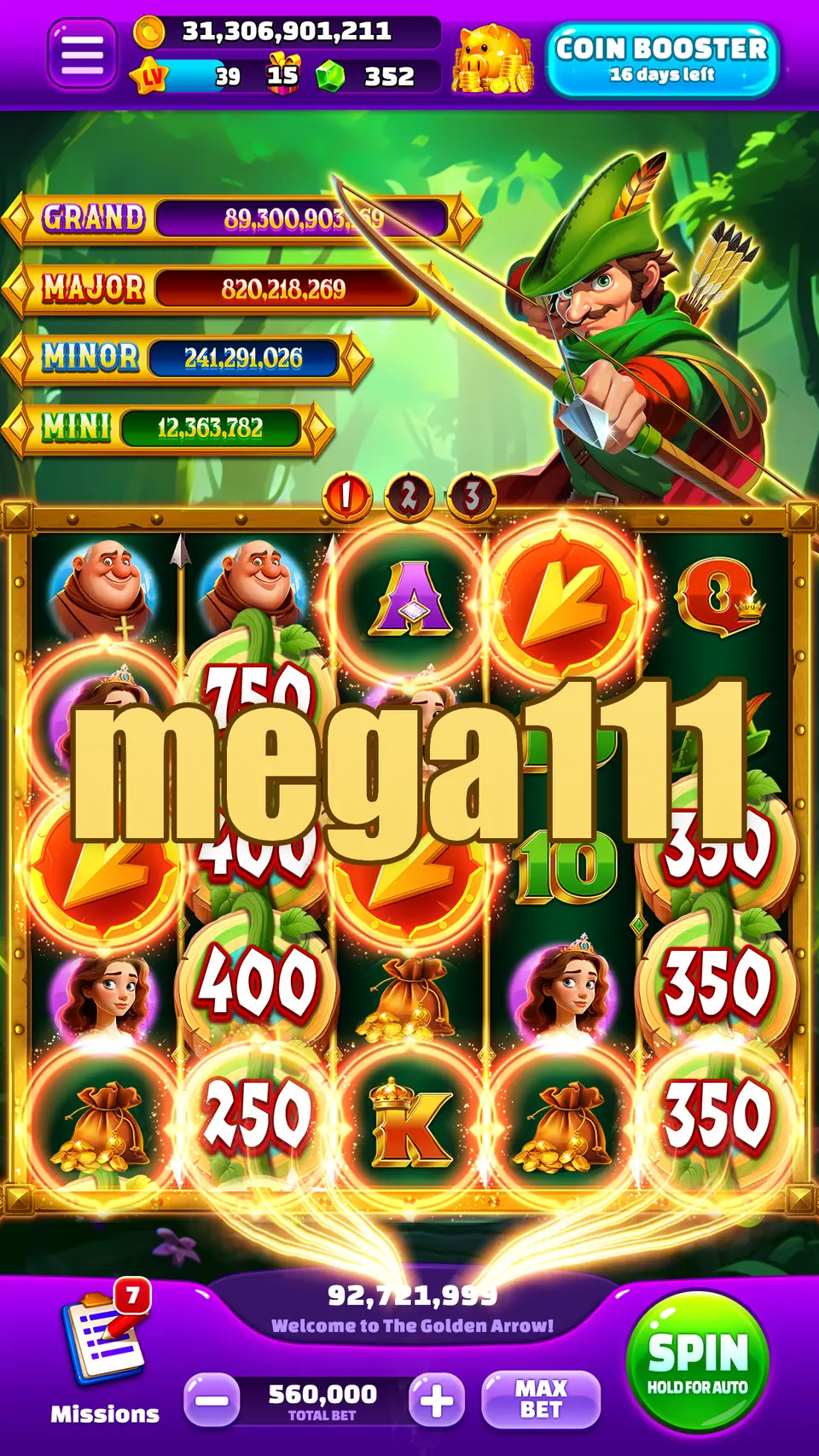mega111 Tangkapan Layar Resmi APK